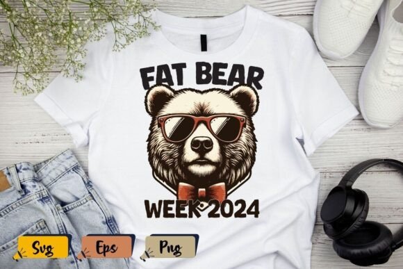 Fat Bear Week 2024 Grazer Animal Lover Graphics for T-Shirt Designs
