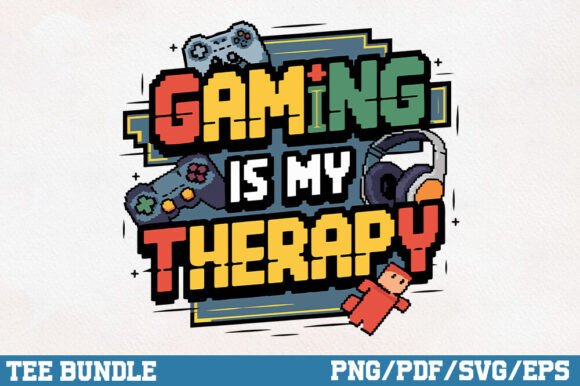 Game is My Therapy T-Shirt Design Review