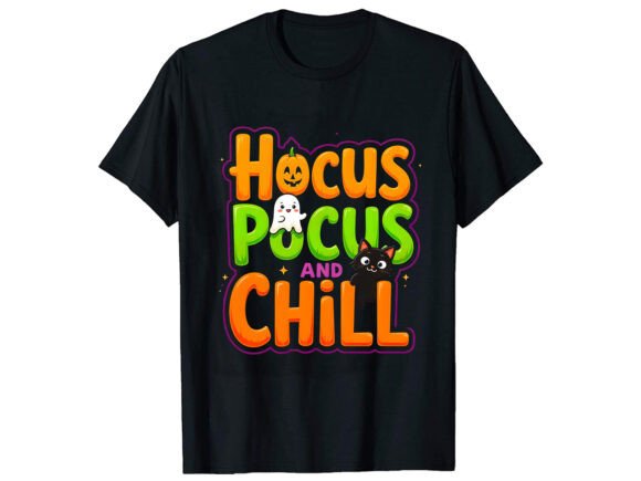 Hocus Pocus Chill Funny T-Shirt Design for Crafting and Graphics