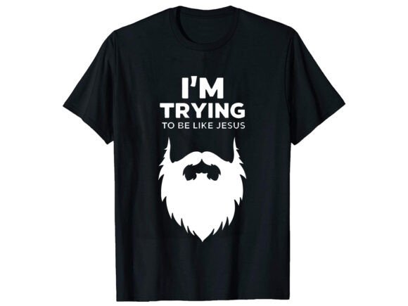 I m Trying Motivational T-Shirt Design - Graphics for Bloggers