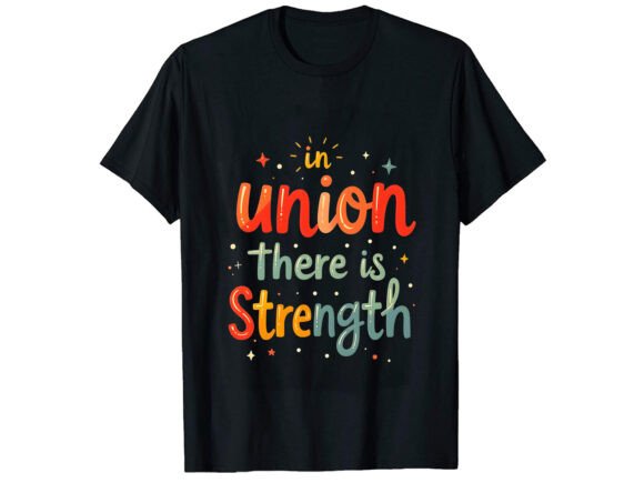 In Union Motivational T-Shirt Design for Branding and Graphics