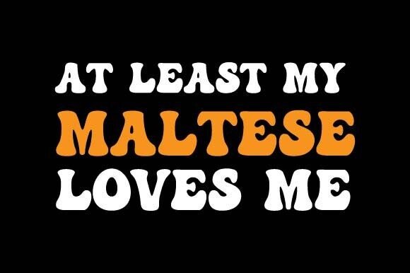 Maltese Dog SVG PNG T-Shirt Design for Crafting