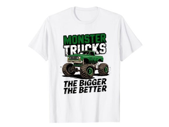 Monster Trucks the Bigger T-Shirt Design: Graphics & T-Shirt Designs Review