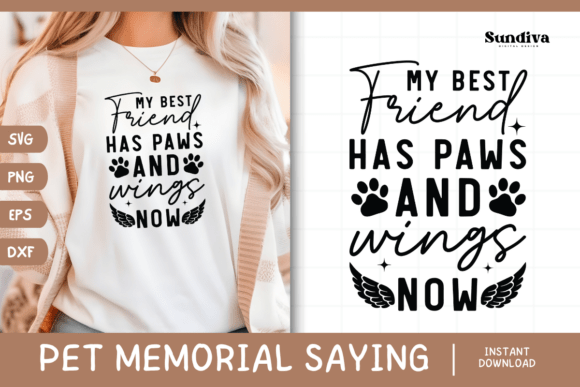 Pet Memorial Quote SVG 15 for Graphics and Crafts