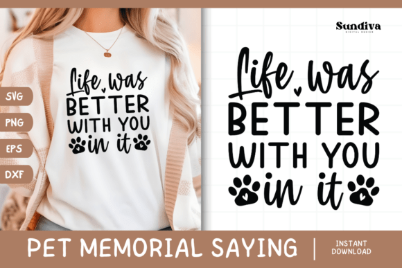 Pet Memorial Quote SVG 17 for Graphics and Crafts