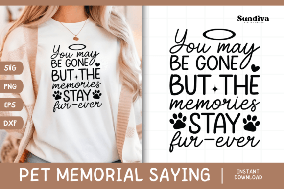 Pet Memorial Quote SVG 3 Graphics for Crafts and Publishing